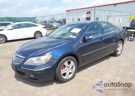 2005 Acura Rl 3.5 из США, поврежденный, VIN JH4KB16535C018279